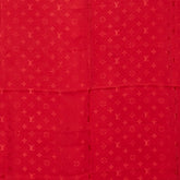 ルイ ヴィトン モノグラム カレ モナコ スカーフ M72346 レッド シルク レディース LOUIS VUITTON 【中古】